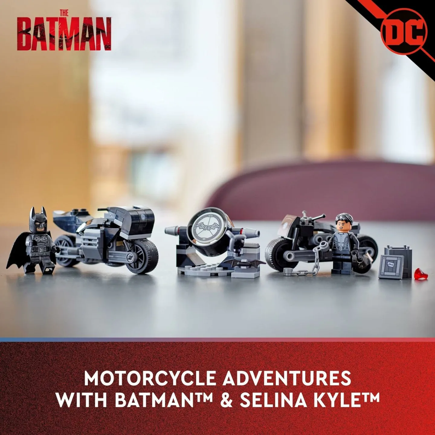 LEGO DC Batman Motorcycle Pursuit Building Kit