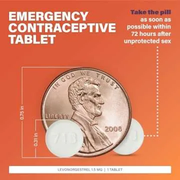 Rugby Levonorgestrel 1.5 mg Tablet - Emergency Contraceptive Tablet for Women - One Tablet. One Step - 1-Pack