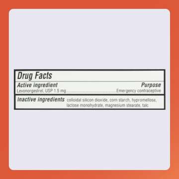 Rugby Levonorgestrel 1.5 mg Tablet - Emergency Contraceptive Tablet for Women - One Tablet. One Step - 1-Pack
