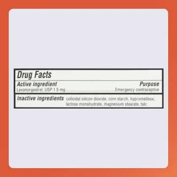 Rugby Levonorgestrel 1.5 mg Tablet - Emergency Contraceptive Tablet for Women - One Tablet. One Step - 1-Pack