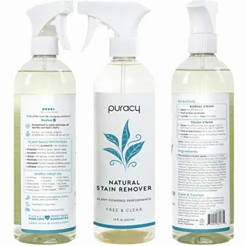 Puracy Stain Remover Spray - Natural Powerful Stain Eraser 16oz