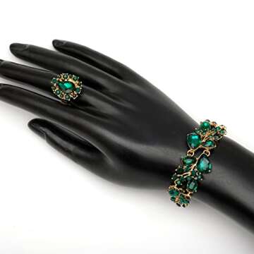 Elegant CSY Austrian Crystal Jewelry Set for Brides