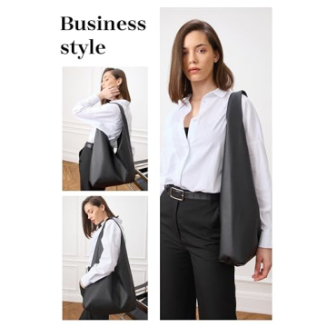 LEZZARINE Stylish Tote Bag - Chic Vegan Leather Design