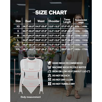 Stylish MANGOPOP Women's Bodysuit Square Neck Long Sleeve