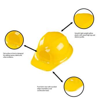 Super Z Outlet 12 Pack Construction Hard Hats for Parties