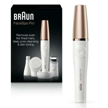Braun Face Epilator Pro 911 - 3-in-1 Skin Care Device
