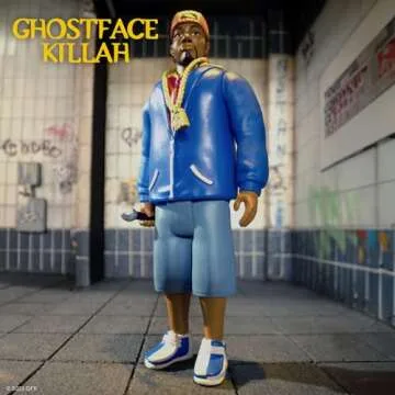 Super7 Ghostface Killah (Ironman) - 3.75" Ghostface Killah Action Figure with Accessories Hip Hop Collectibles and Retro Toys