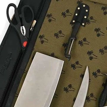 Leather Knife Roll - Perfect for Chefs' Storage Needs