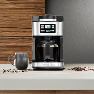 Gourmia Digital Coffee Machine with Built-in Grinder