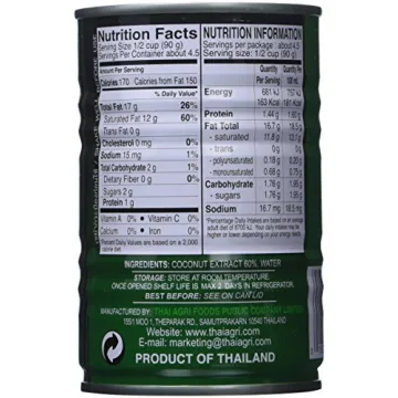 AROY-D Coconut Milk - Rich Flavor in Every Can