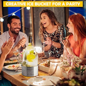DIY Ice Bucket Mold for Wine Champagne Cocktails Party Essential