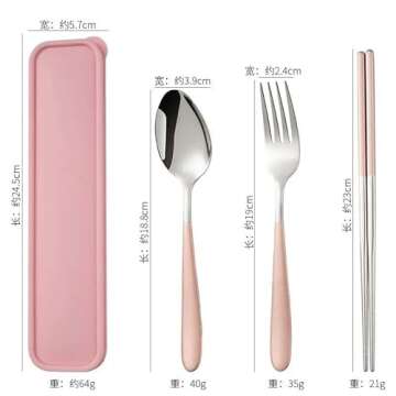 Portable cutlery set