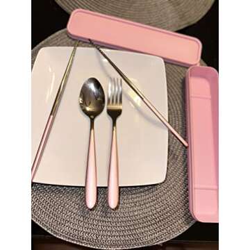 Portable cutlery set