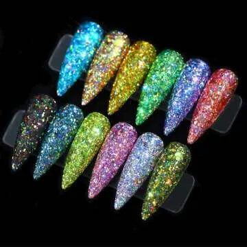 Holographic Glitter Set for Stunning Nail Art