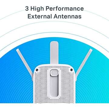 TP-Link AC1750 WiFi Extender (RE450), PCMag Editor's Choice, Up to 1750Mbps, Dual Band WiFi Repeater, Internet Booster, Extend WiFi Range further