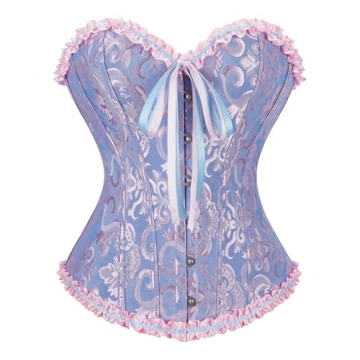 Zhitunemi Floral Lace Up Corset - Stunning & Comfortable