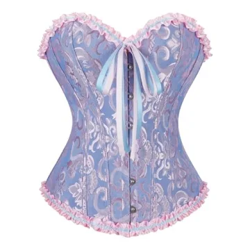 Zhitunemi Floral Lace Up Corset - Stunning & Comfortable