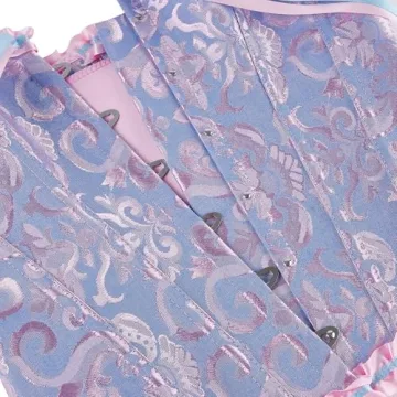 Zhitunemi Floral Lace Up Corset - Stunning & Comfortable