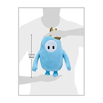 FALL GUYS Original Blue 12" Plush Toy - Perfect for Fans!