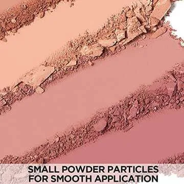 I'M MEME Blusher Palette - Afternoon Tea_Fruit FLavor | Soft Pink, Peach, Lavender, 3 Shades Palette, Matte Powder, Face & Cheeks, For All Skin Tones, Powdery Finish, Lightweight Formula, 0.4 Oz