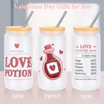 Valentines Day Birthday Gifts for Her Wife Girlfriend, Valentines Day Unique Women Gifts Basket Set ...