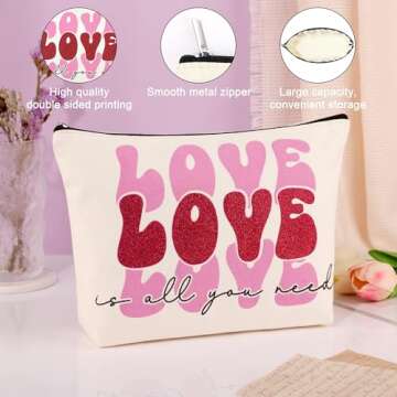 Valentines Day Birthday Gifts for Her Wife Girlfriend, Valentines Day Unique Women Gifts Basket Set of 5