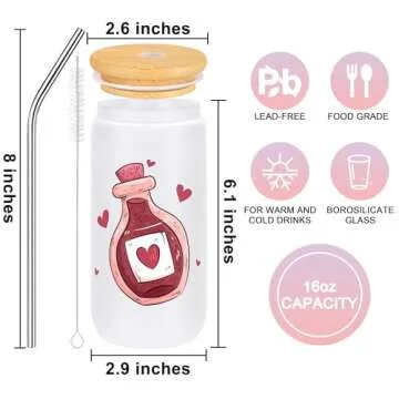 Valentines Day Birthday Gifts for Her Wife Girlfriend, Valentines Day Unique Women Gifts Basket Set of 5