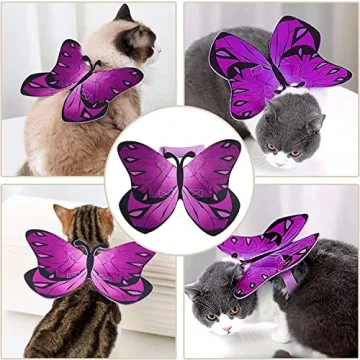 Cute Pet Cat Bat Wings for Halloween Costume Fun