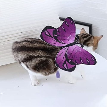 Cute Pet Cat Bat Wings for Halloween Costume Fun