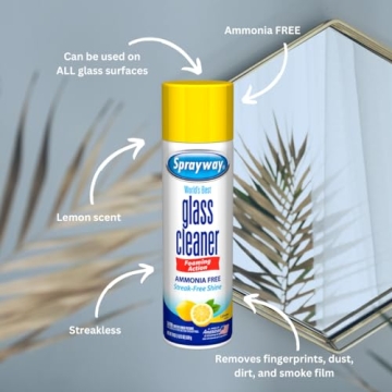 Sprayway Foaming Action Cleaner and Disinfectant Lemon Scent