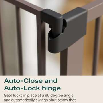 Cumbor Extra-Wide Baby Gate for Safety and Convenience