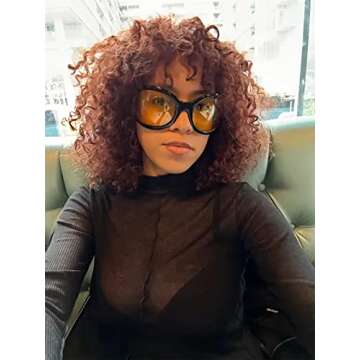 GUVIVI Oversized 90s Y7K Sunglasses for Women Men Shield Flat Top Cool Sun Glasses Eyewear