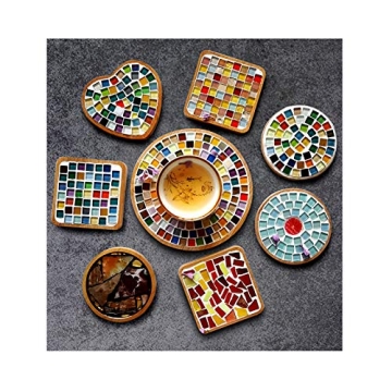 Mosaic Glass Tiles for Crafts Bulk DIY Picture Frames