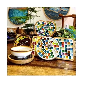 Mosaic Glass Tiles for Crafts Bulk DIY Picture Frames