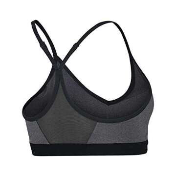 Nike Indy Light Support Sports Bra Carbon Heather/Anthracite/Black/Black XS