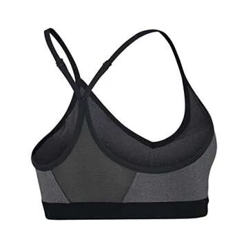Nike Indy Light Support Sports Bra Carbon Heather/Anthracite/Black/Black XS