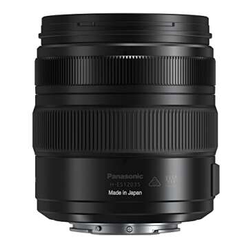 Panasonic LUMIX G Series Camera Lens, 12-35mm F2.8 Leica DG Vario-ELMARIT Interchangeable Lens for Mirrorless Micro Four Thirds Digital Cameras, Power O.I.S. - H-ES12035 Black