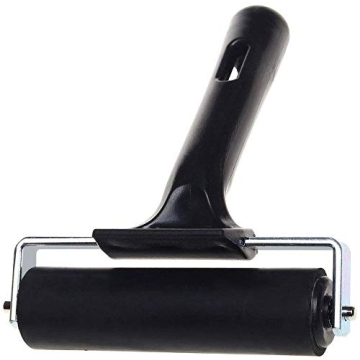 Top Durable 4-Inch Rubber Brayer Roller for Crafting