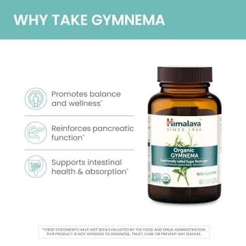 Himalaya Organic Gymnema Herbal Supplement for Craving Control