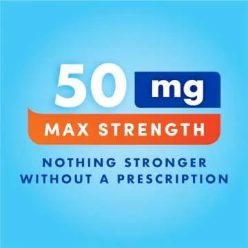 Bonine MAX Chewable for Motion Sickness Relief - with Meclizine HCL 50mg - Max Strength Formula to Treat Nausea or Motion Sickness - Cruise Essentials - Peppermint - 16 Chewable Tablets