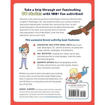 Fun with 50 States: A Big Activity Book for Kids about the Amazing United States