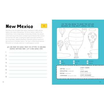 Fun with 50 States: A Big Activity Book for Kids about the Amazing United States