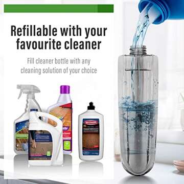 Eco-Friendly Microfiber Spray Mop for Effective Cleaning