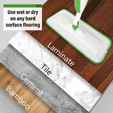 Eco-Friendly Microfiber Spray Mop for Effective Cleaning