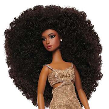 Naturalistas 11-inch Fashion Doll Dayna and Accessories, Dark Brown Hair, Brown Eyes, Pretend Play