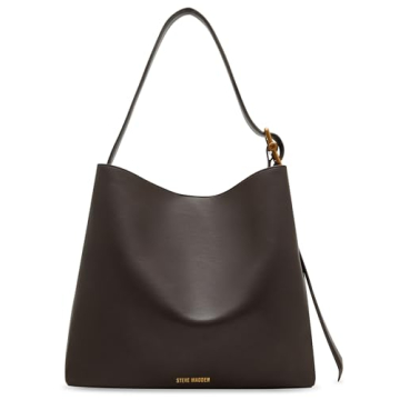 Steve Madden LACY Tote - Versatile Chic Handbag in Chocolate