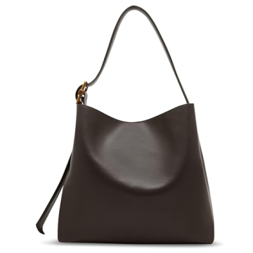 Steve Madden LACY Tote - Versatile Chic Handbag in Chocolate