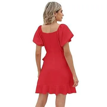 Flattering Women's Puff Sleeve Dress for Any Occasion