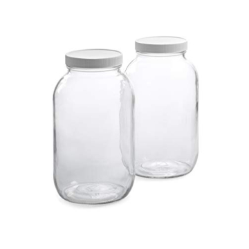1790 Half Gallon Glass Jars - Perfect for Brewing and Storing