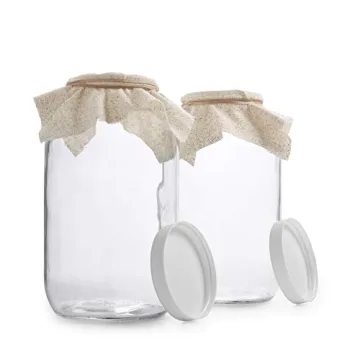 1790 Half Gallon Glass Jars - Perfect for Brewing and Storing
